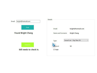 C# Kovsie Gaming League registeration system